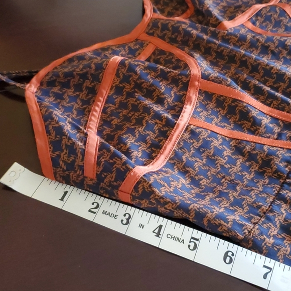 Navy and Copper Spaghetti Strap tank/blouse - Picture 8 of 11